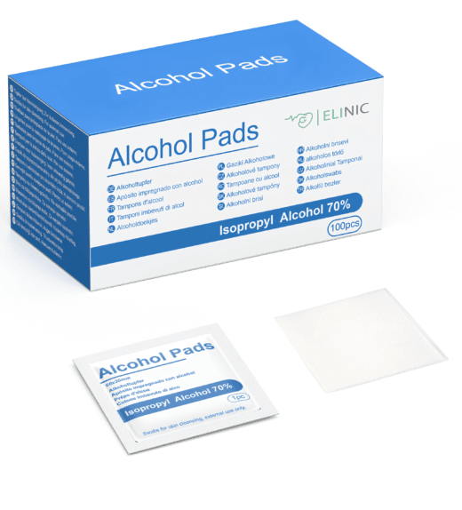 hisopos de alcohol isopropílico al 70% (60x30 mm) 100 uds.